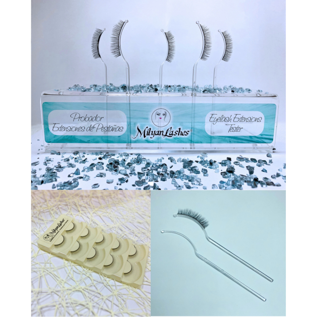 Kit "Probador Extensiones de Pestañas", Milyanlashes
