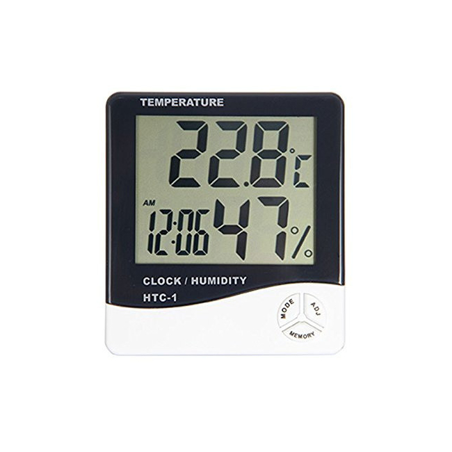 Digital Thermometer-Hygrometer Clock  - 1