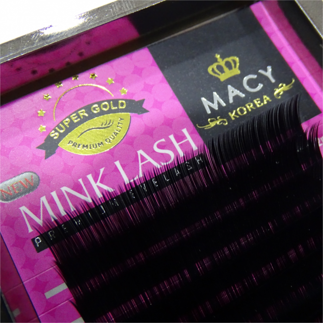 Caja Extensiones de Pestañas MACY, Mink Súper Gold Premium