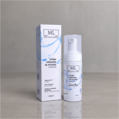 Espuma Limpiadora pestañas, 50ml. Eyelash Foam