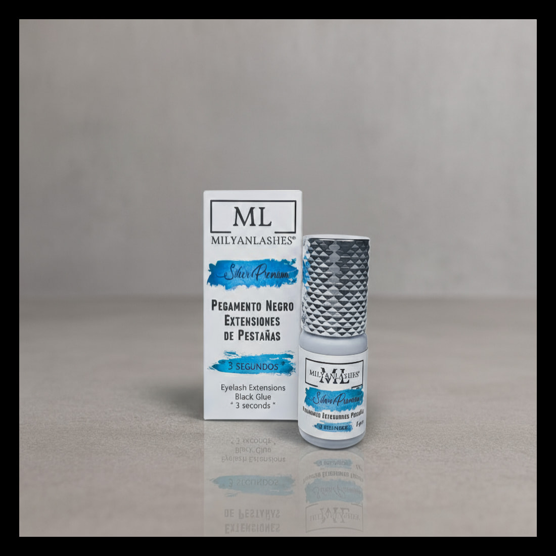 Pegamento extensiones de pestañas Silver premium Milyanlashes