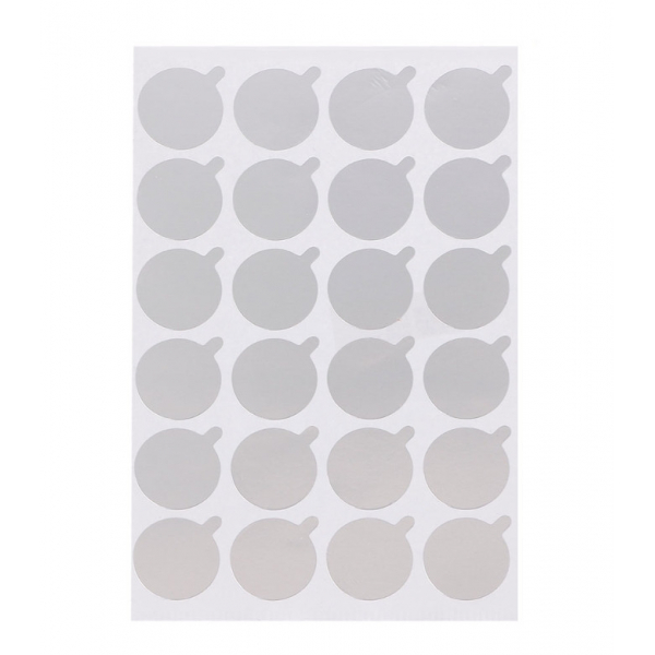 Stickers Foil Aluminio (gota pegamento) 24uds.