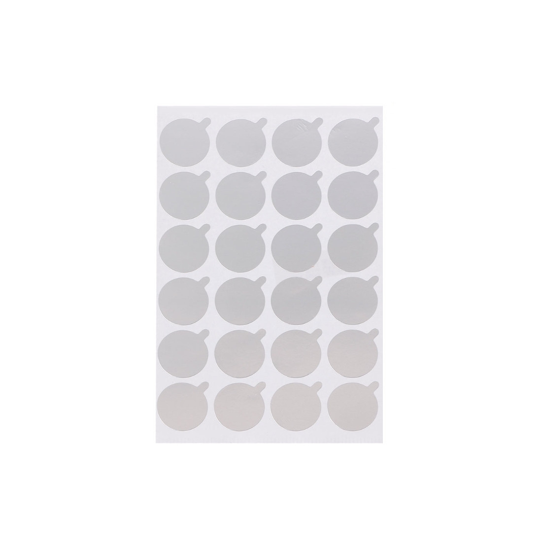 Stickers Foil Aluminio (gota pegamento) 24uds.